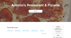 Desktop Screenshot of antoniosrestaurantpizzeria.com